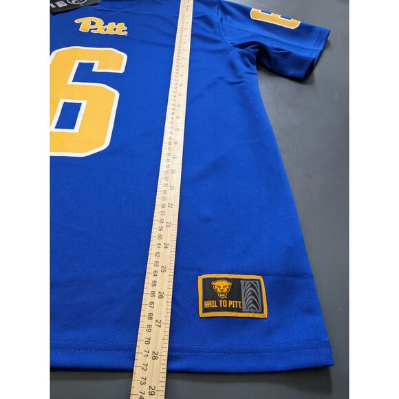 Men's NEW Rodney Hammond Jr Genuine Collective Pitt Panthers Blue #6 Jersey L - Picture 4 of 6
